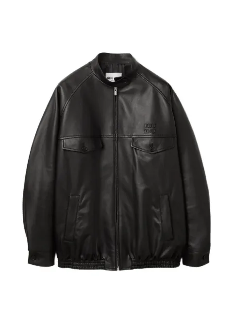 Miu Miu nappa-leather jacket