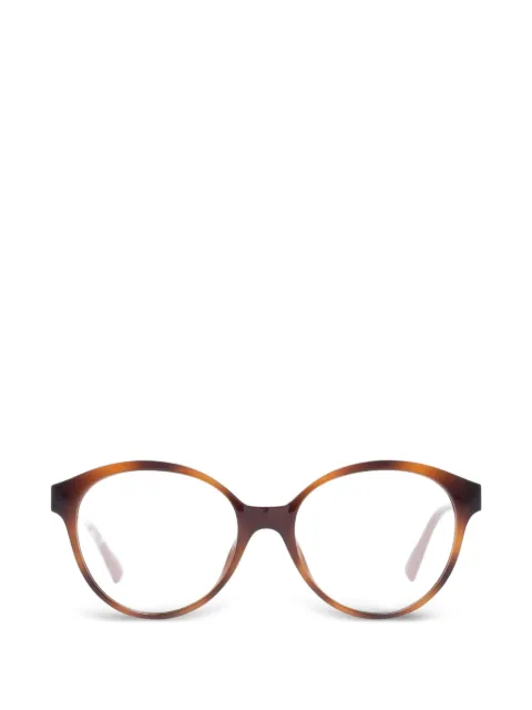 MAX&Co. lentes con armazón redonda estilo carey