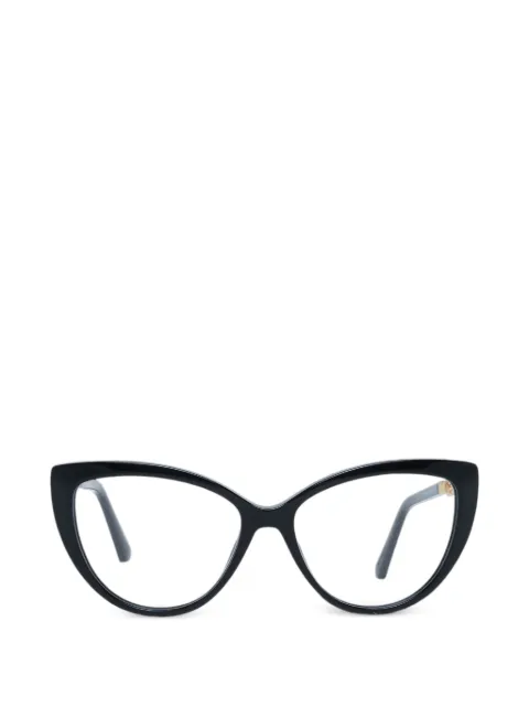 Swarovski Eyewear 크리스털 장식 캣아이 안경