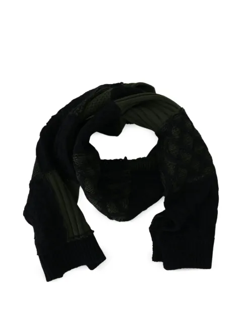 Dolce & Gabbana cable-knit wool scarf