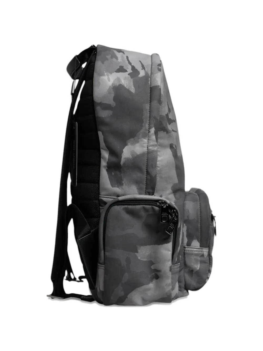 Dolce & Gabbana Rugzak met camouflageprint en logoplakkaat Grijs