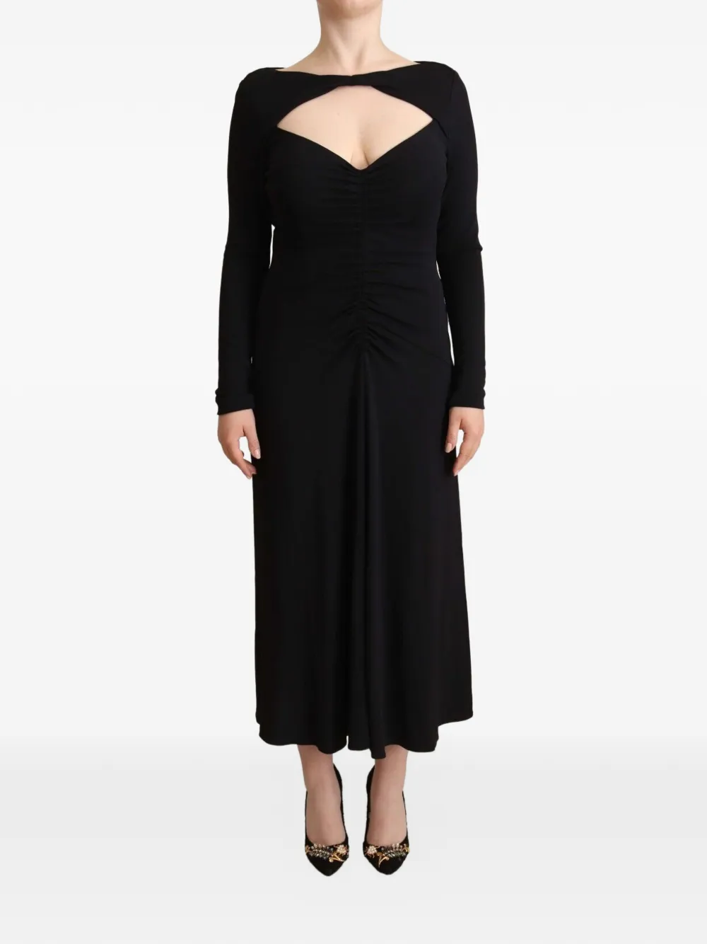 PINKO Abito con dettaglio cut-out - Nero