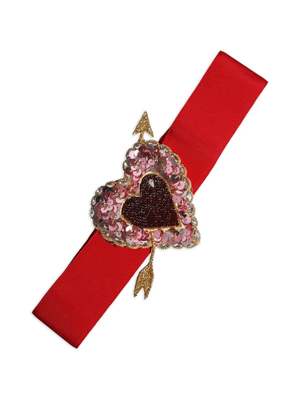Dolce & Gabbana Cintura con decorazione - Rosso