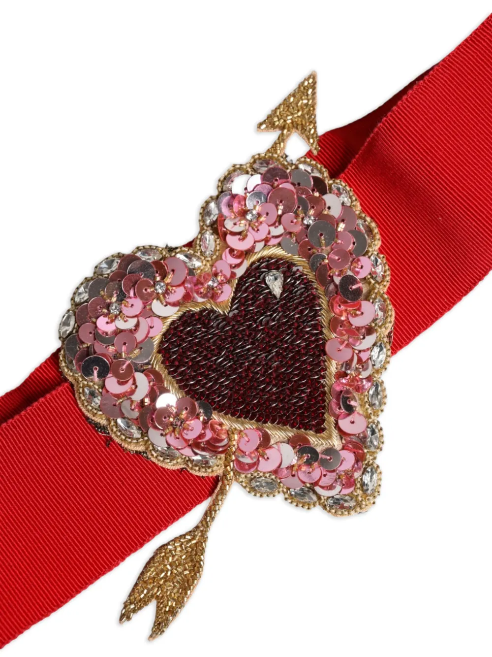 Dolce & Gabbana Riem verfraaid met hart Rood
