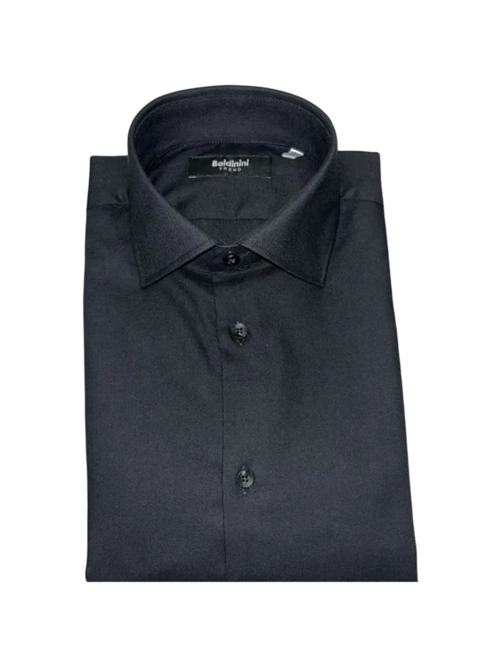 Baldinini Button-up Cotton Shirt In Blue