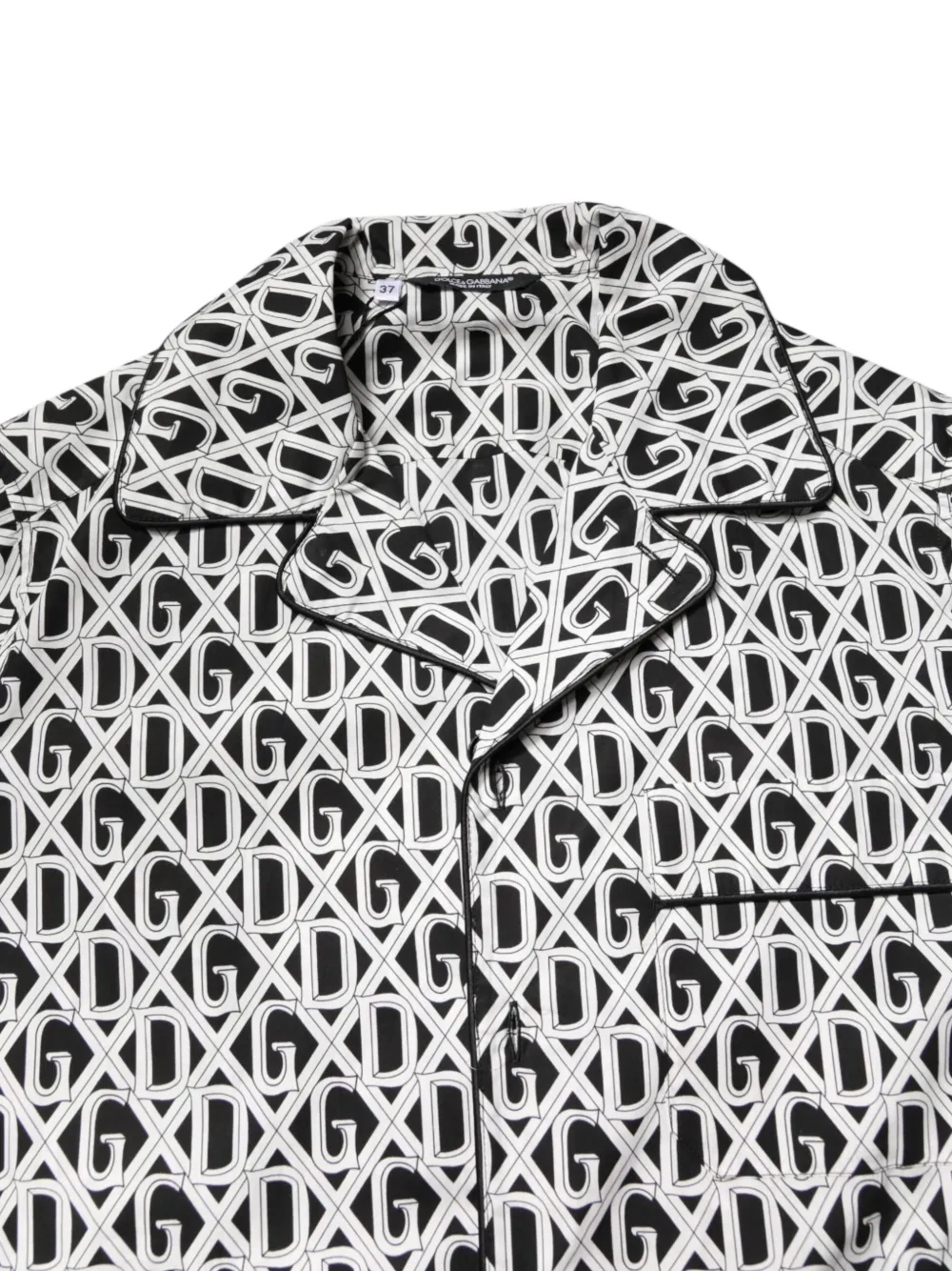 Dolce & Gabbana Pyjama met monogram-print Zwart