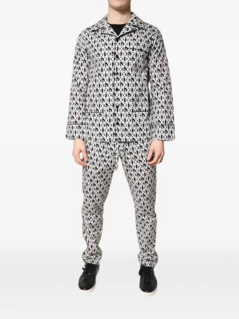 Dolce & Gabbana pyjama à motif monogrammé