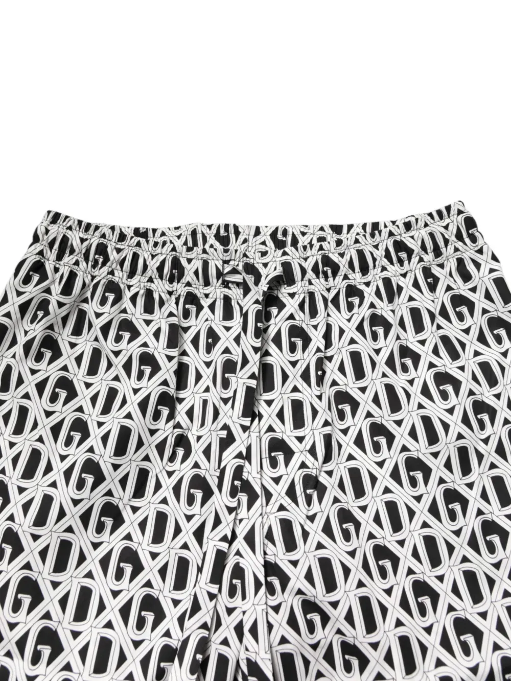Dolce & Gabbana Pyjama met monogram-print Zwart