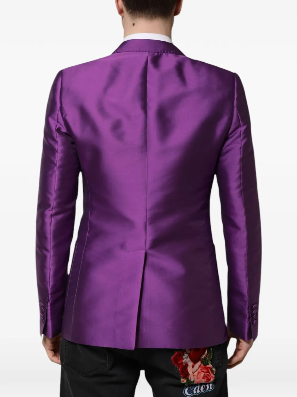 Dolce & Gabbana Blazer met dubbele rij knopen Paars