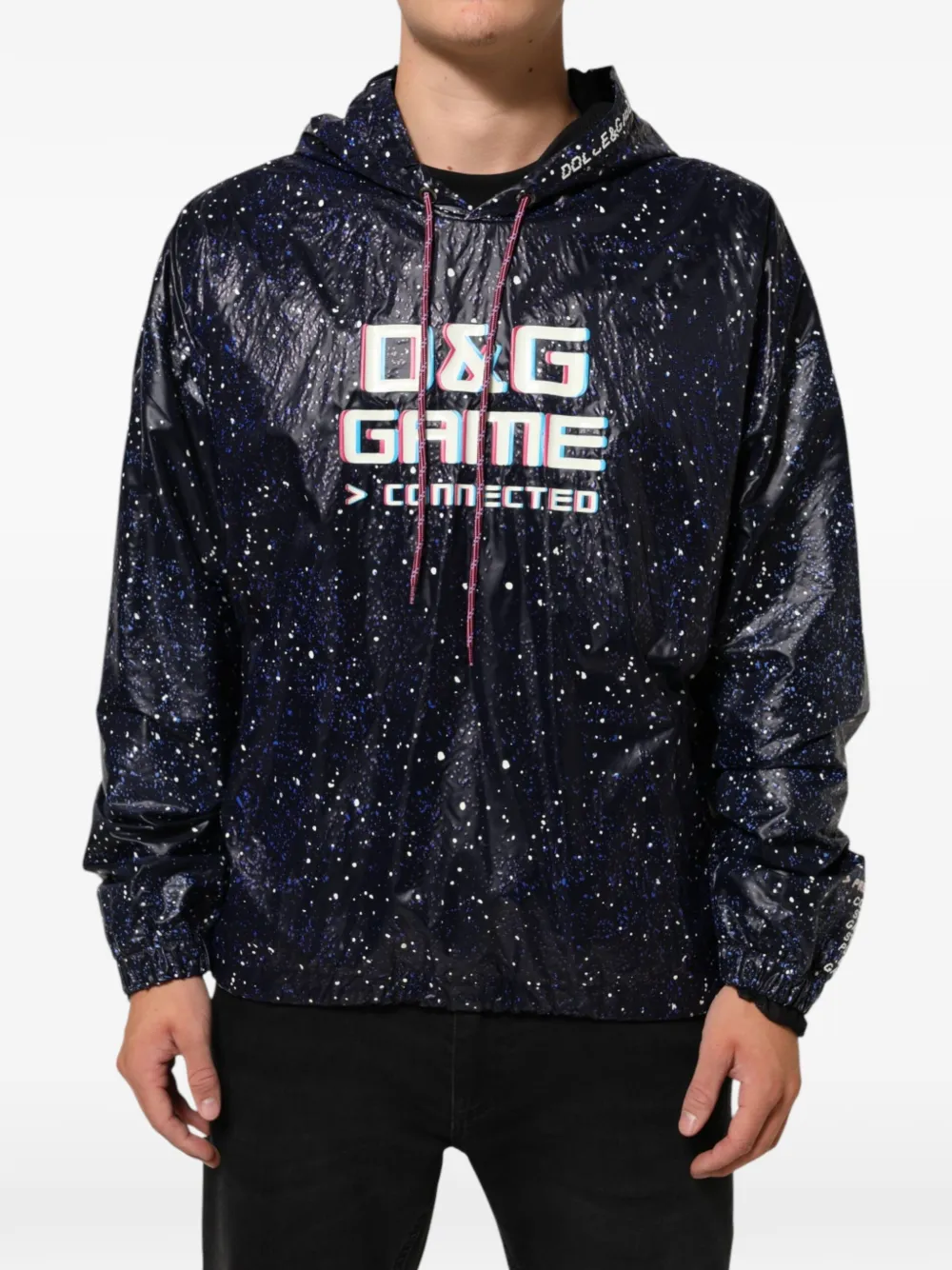 Dolce & Gabbana Felpa D&G Game con stampa - Blu