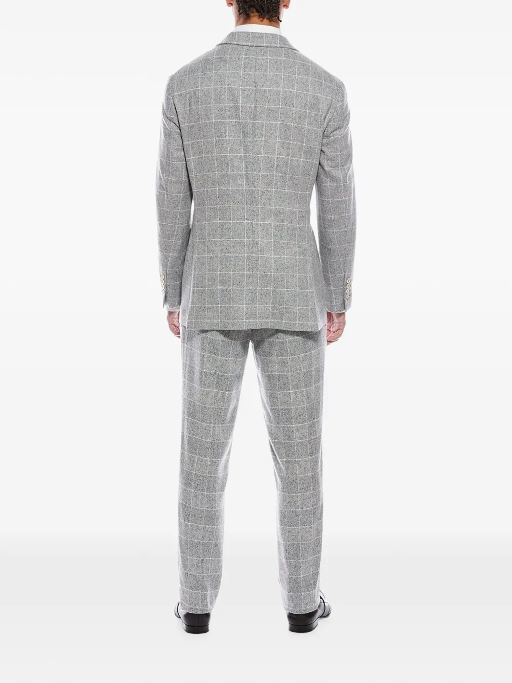 Brunello Cucinelli Jas met dubbele rij knopen Grijs