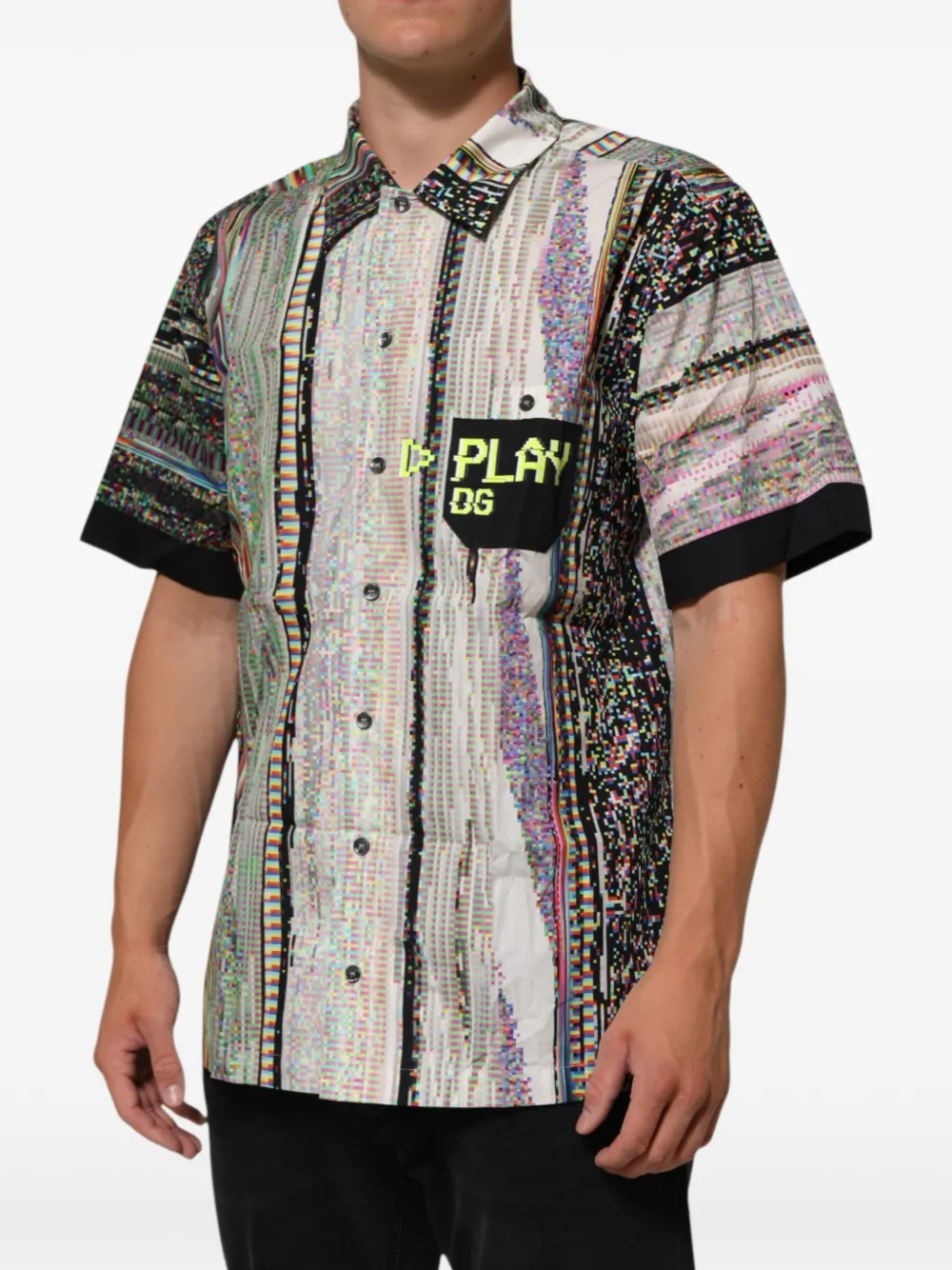 Dolce & Gabbana Overhemd met print Zwart