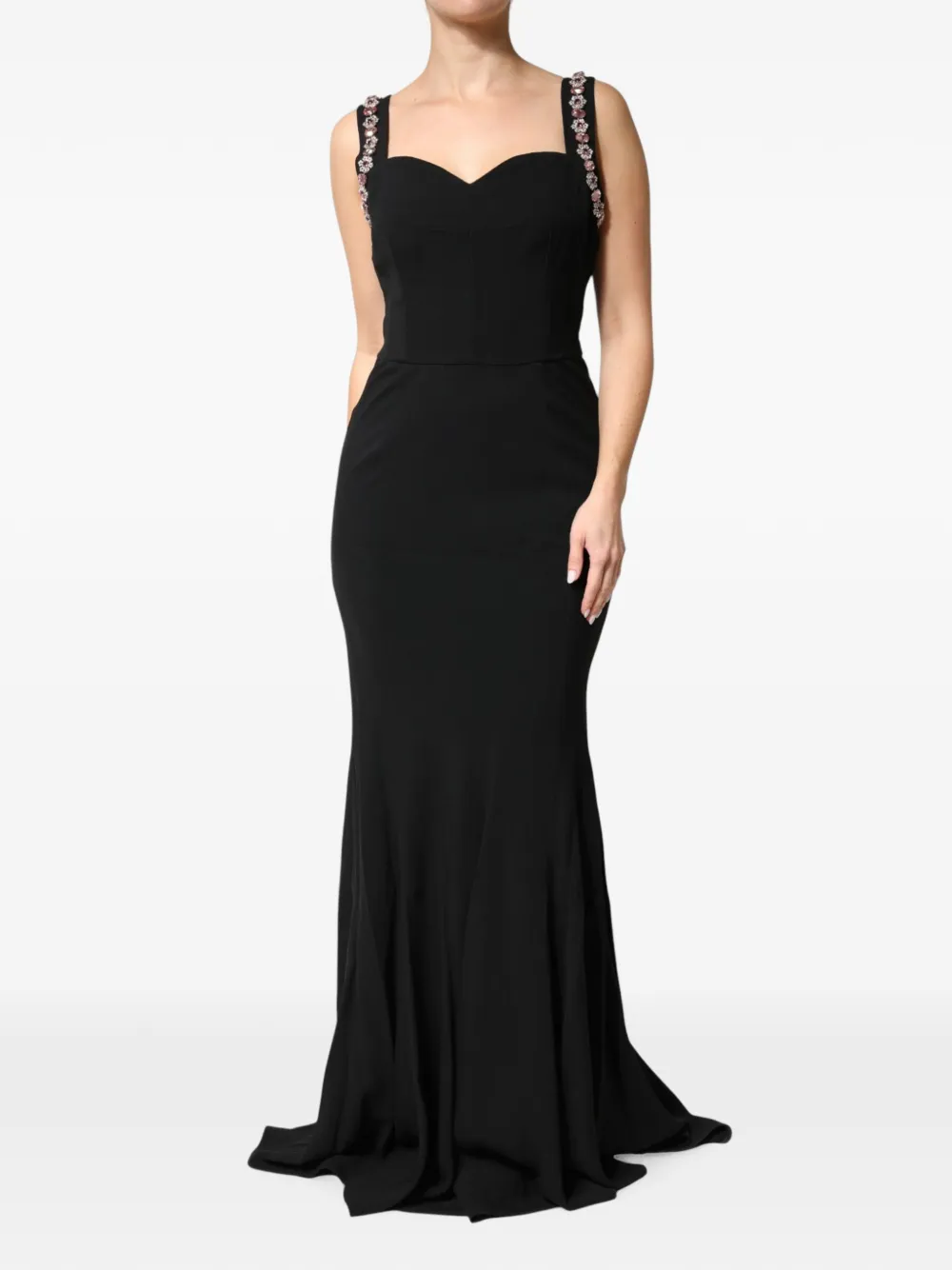 Dolce & Gabbana crystal-embellished bodycon gown · 48