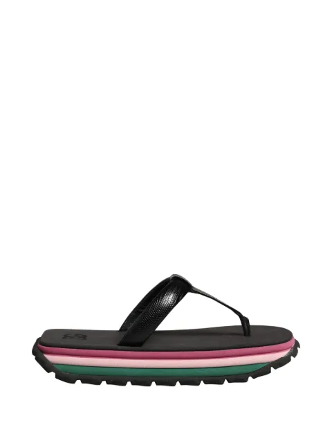 Dolce & Gabbana flip flops con suela gruesa