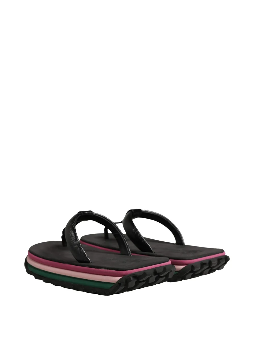 Dolce & Gabbana chunky-sole flip flops Zwart