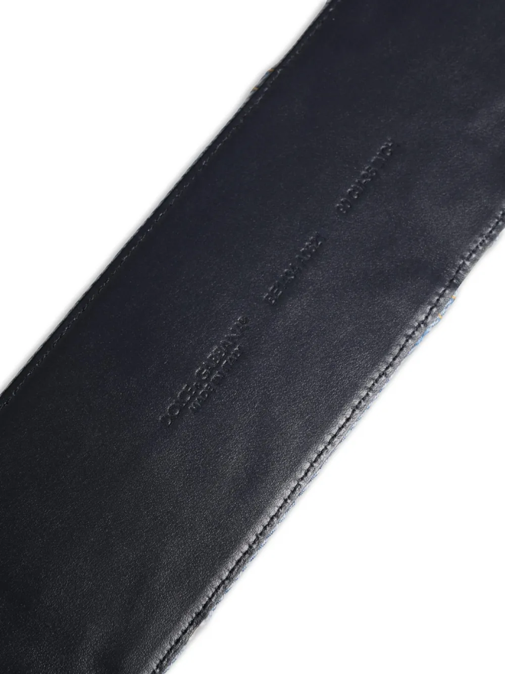 Dolce & Gabbana Tweekleurige riem Blauw