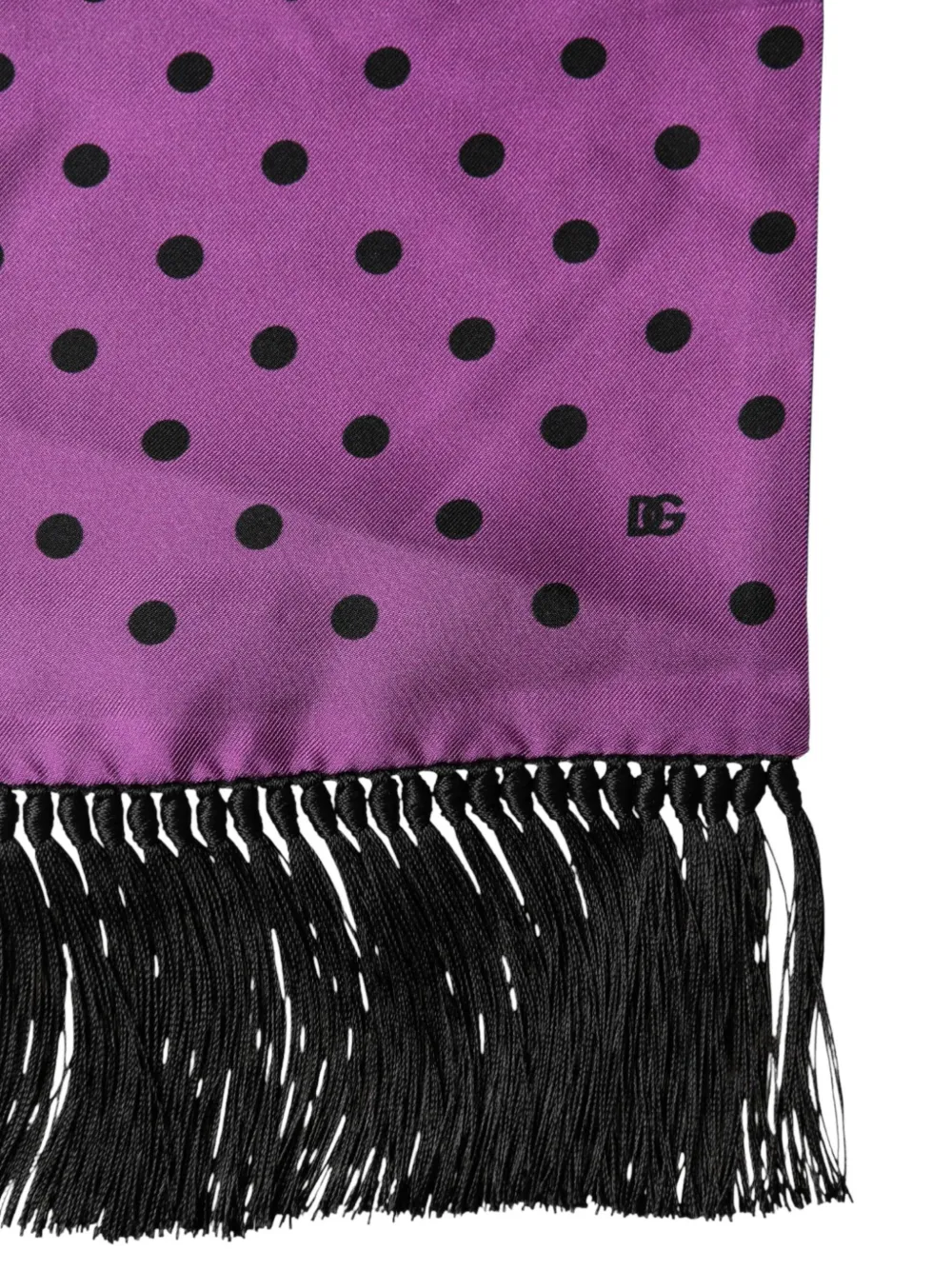 Dolce & Gabbana Sjaal met stippen Paars