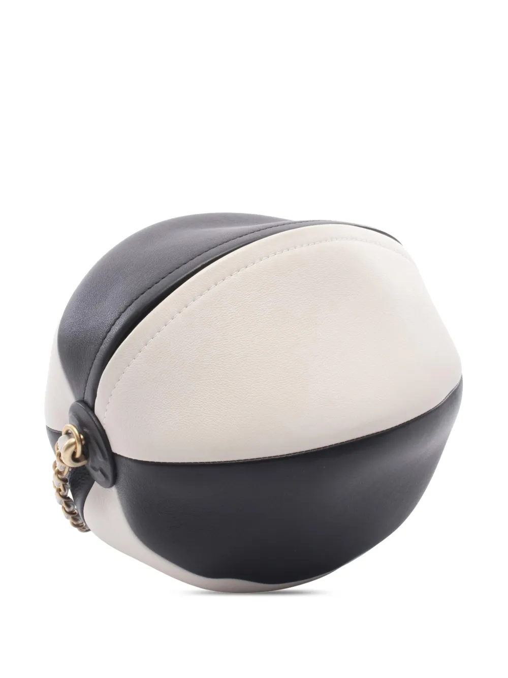 Chanel Pre-owned 2019 Calfskin Coco Beach Ball Bag Shoulder Bag in Black, view 3
