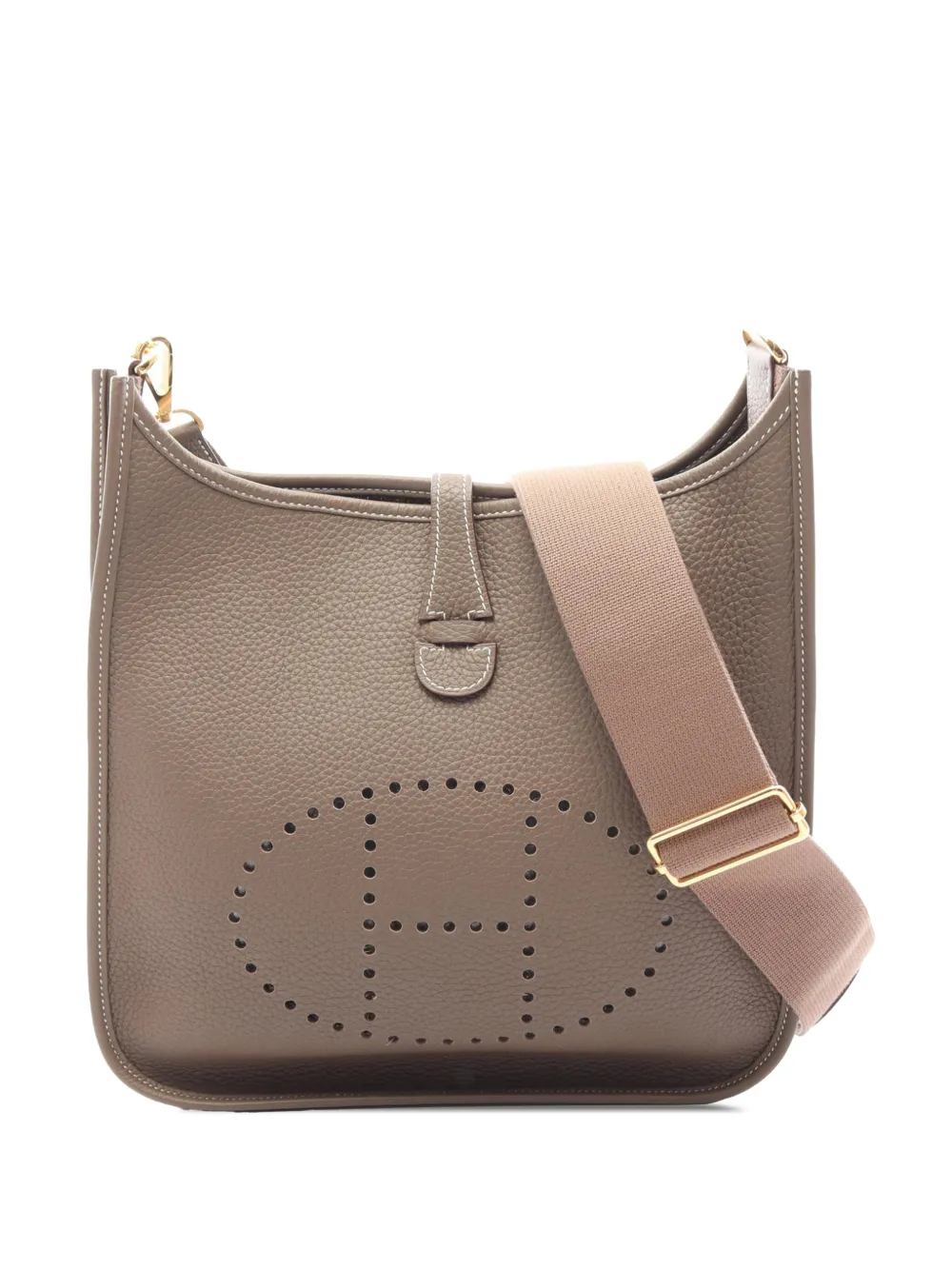 Hermès Pre-Owned 2023 Clemence Evelyne III PM crossbody bag - Brown