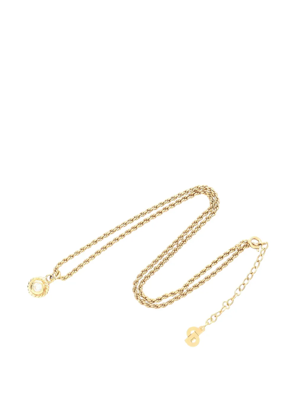 Christian Dior Pre-Owned Collana con pendente 1990-2010 - Oro