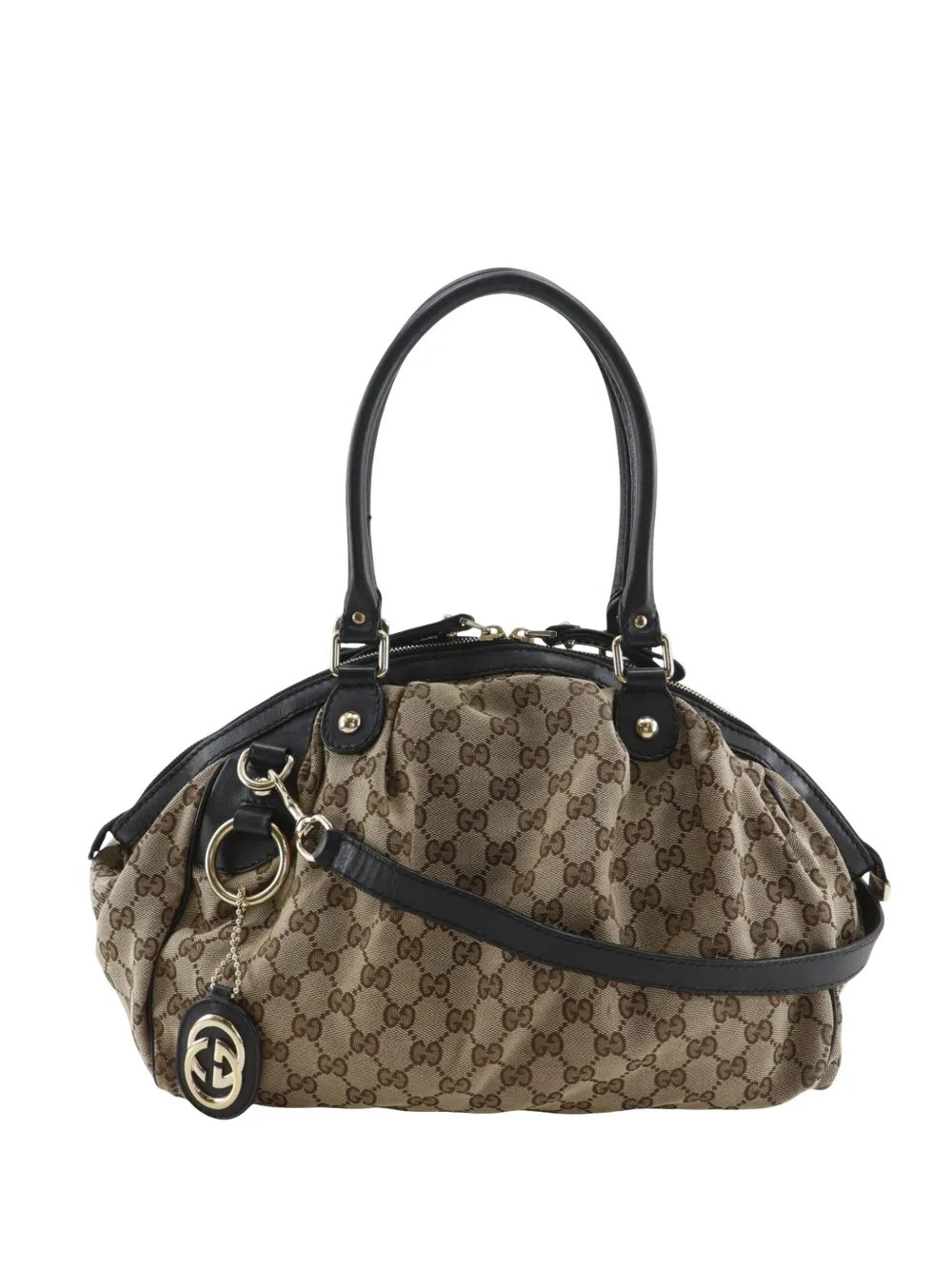 Gucci Pre-Owned 2000-2015 GG Canvas Sukey satchel - Toni neutri
