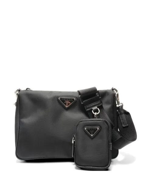 Prada Pre-Owned bolso de hombro con placa del logo 2012-2016