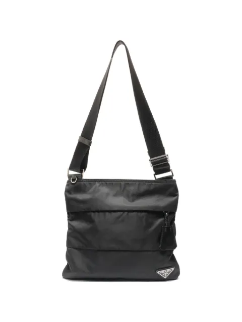 Prada Pre-Owned 2013-2016 Triangle logo plate shoulder bag