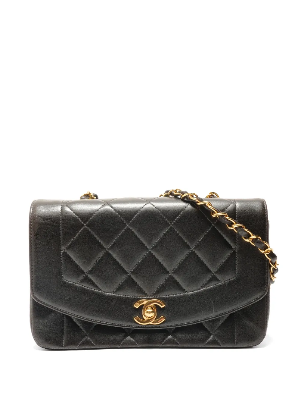 CHANEL Pre-Owned 1992-1994 Diana Matelassé shoulder bag - Schwarz