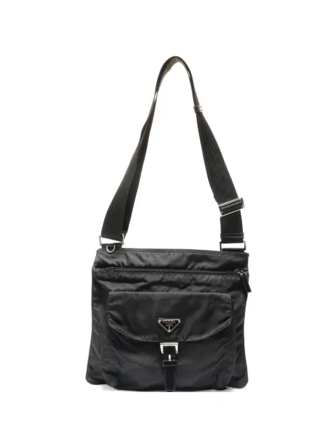 Prada Pre-Owned bolso de hombro Triangle Logo Plate 2010-2015
