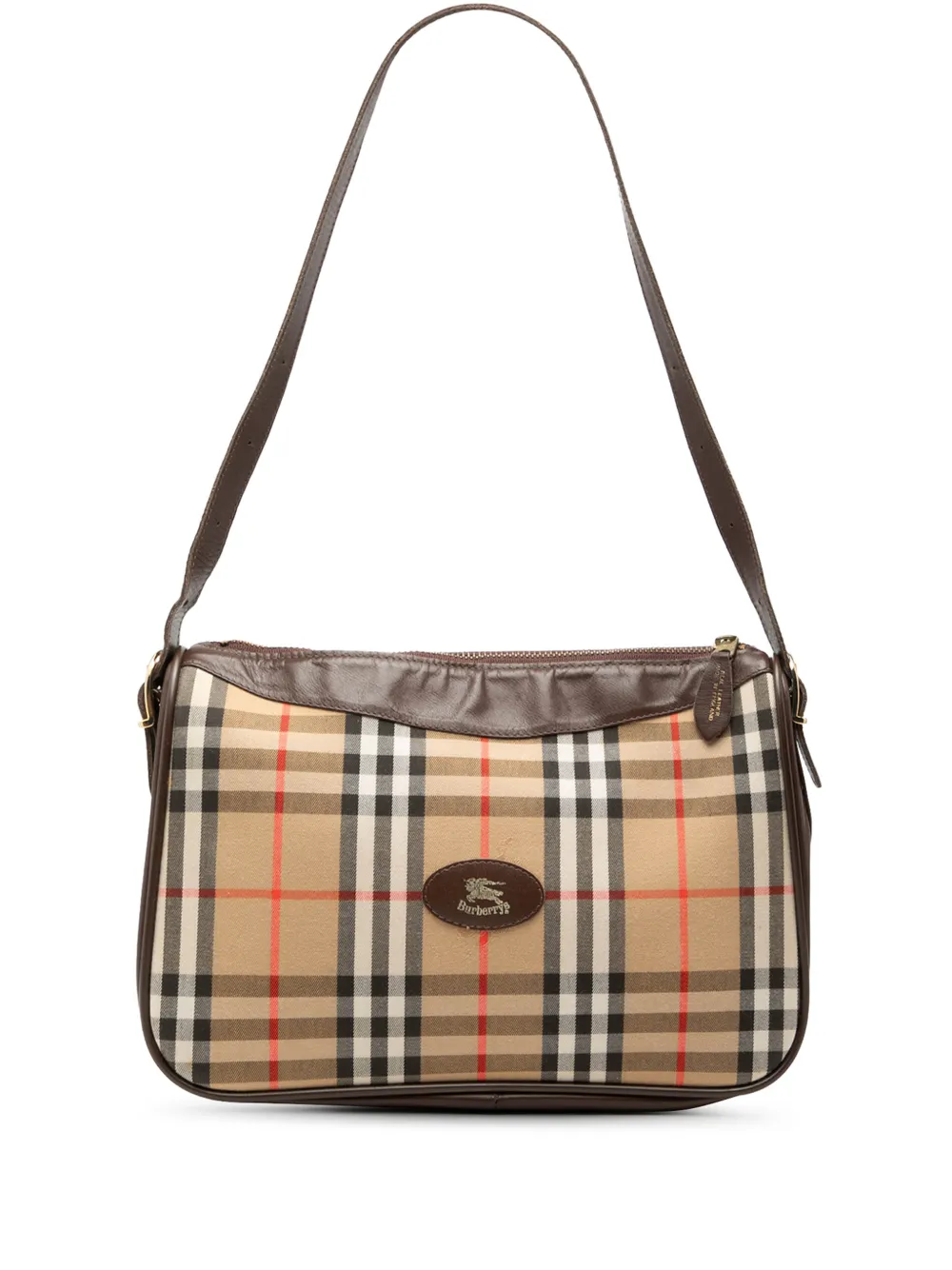 Burberry Pre-Owned 20th Century Haymarket Check Canvas shoulder bag - Neutrals