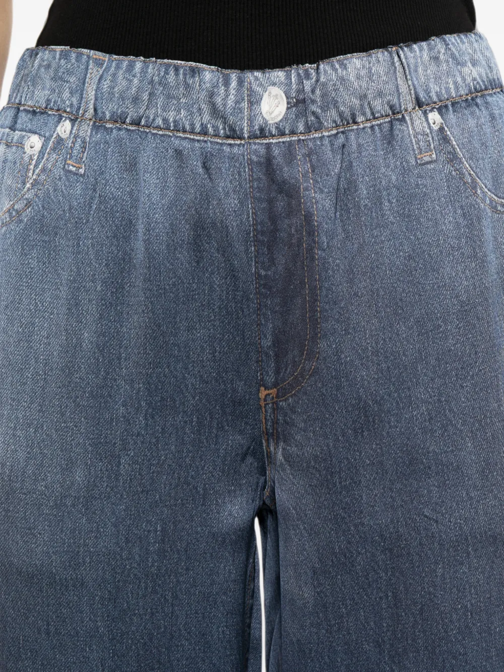 rag & bone Miramar satijnen broek Blauw