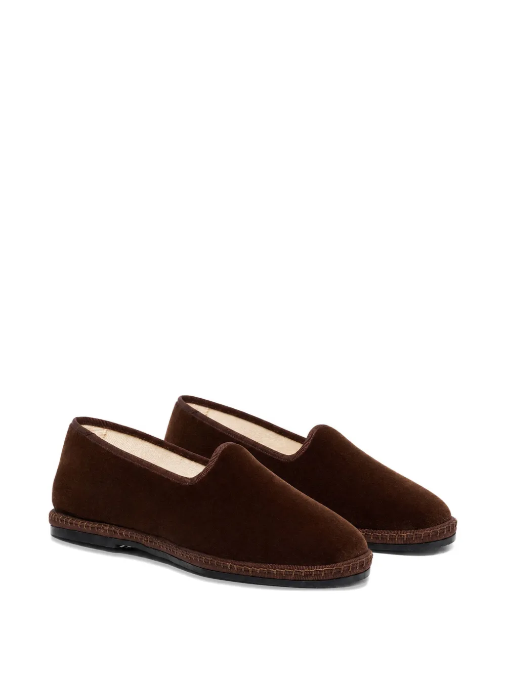 Scarosso William IV velvet slippers Bruin