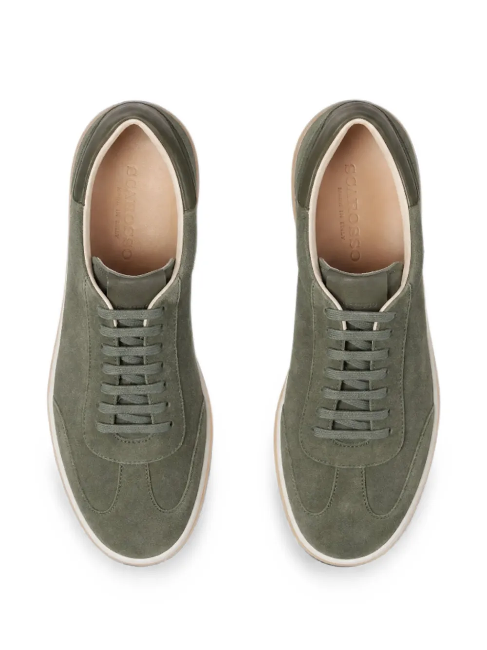 Scarosso Mattia suede sneakers Groen