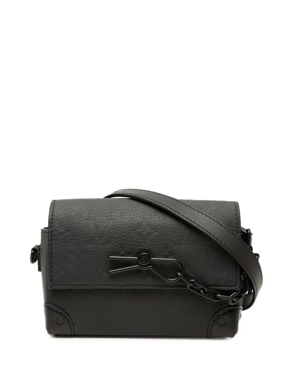 Louis Vuitton Pre-Owned 2021-2026 Monogram Taurillon Steamer Wearable Wallet crossbody bag - Nero