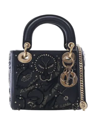 Christian Dior Pre-Owned レディ ディオール ハンドバッグ | ブラック