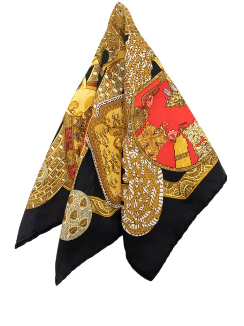 Hermès Pre-Owned 2000-2026 Art des Steppes Silk handkerchief