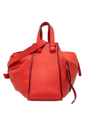Loewe Pre-Owned 2017 スモール ハンモック サッチェルバッグ | レッド