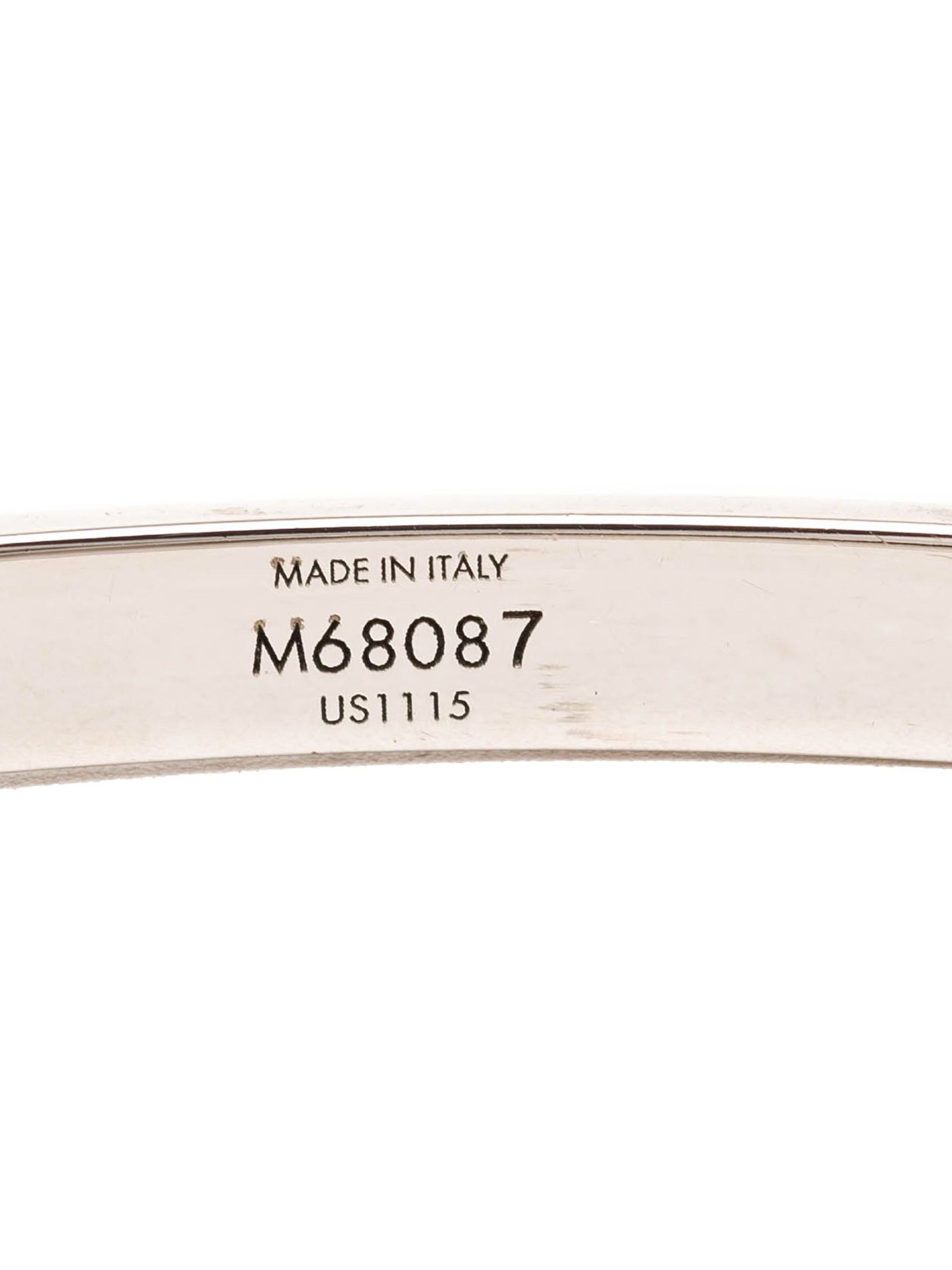 2015 Brass Hinge Lock Bangle costume bracelet — Image 5