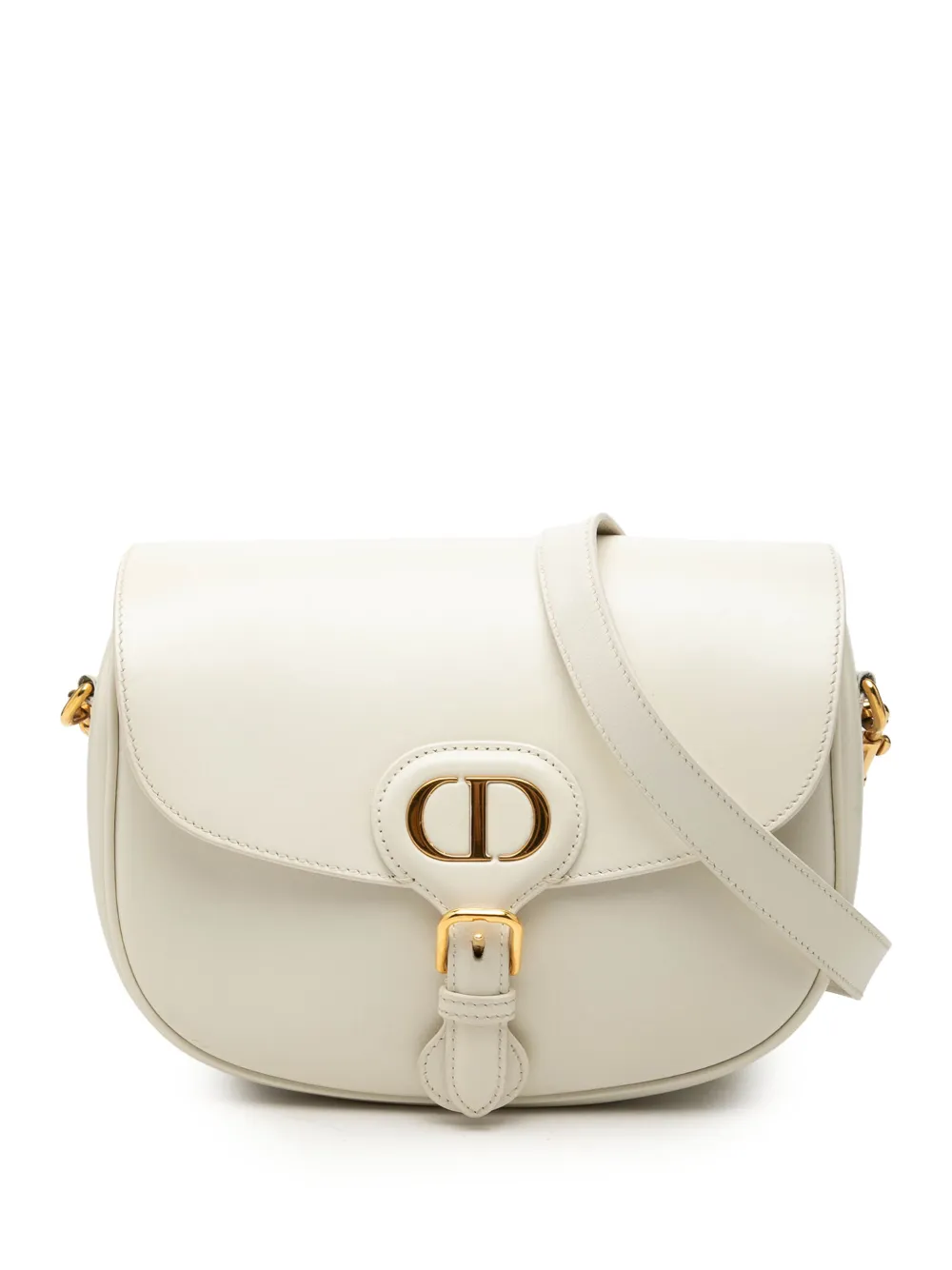 Christian Dior Pre-Owned 2021 Medium Leather Bobby crossbody bag - White