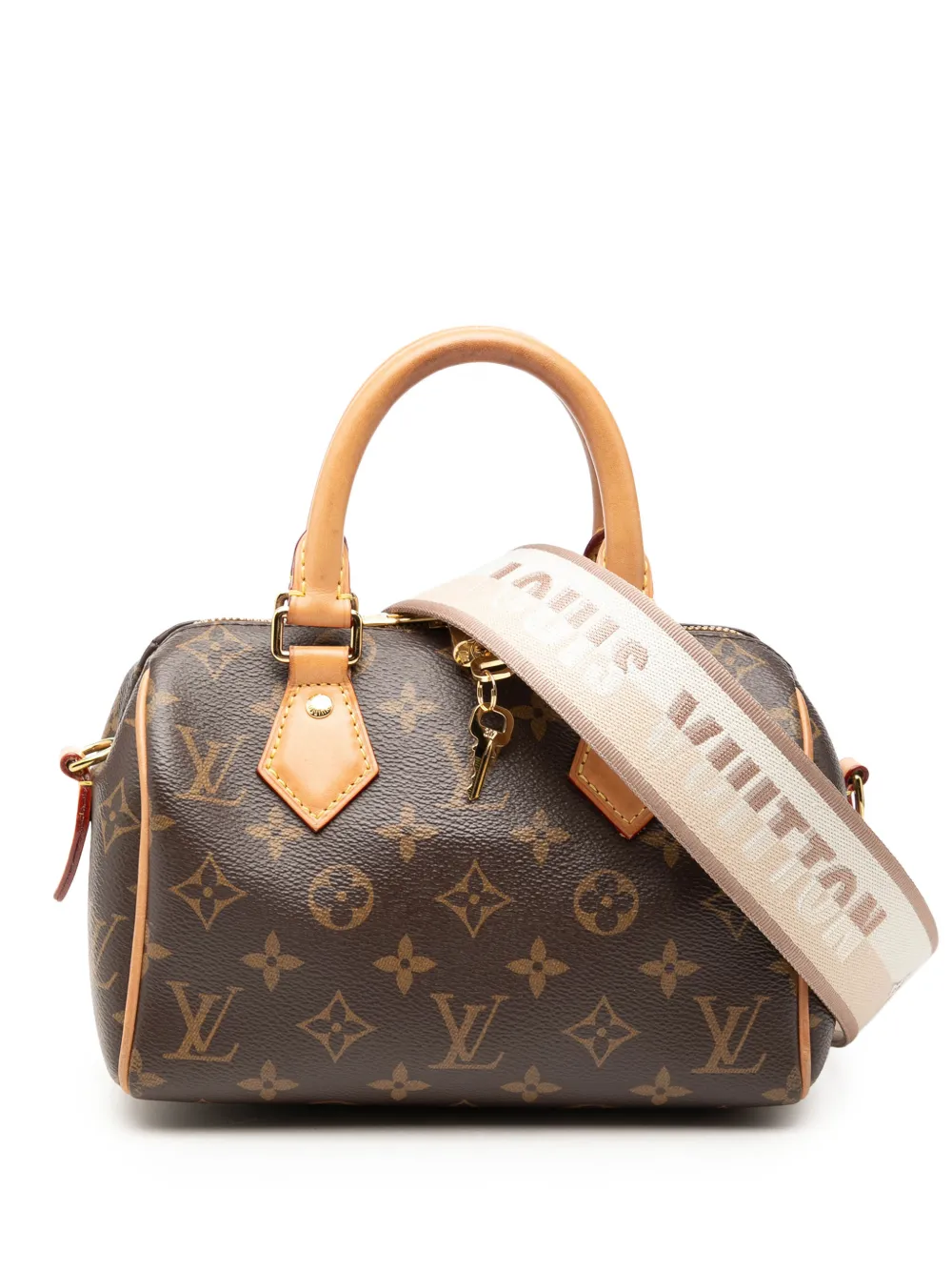 Louis Vuitton Pre-Owned Borsa a tracolla Monogram Speedy Bandouliere 20 2010-2026 - Marrone