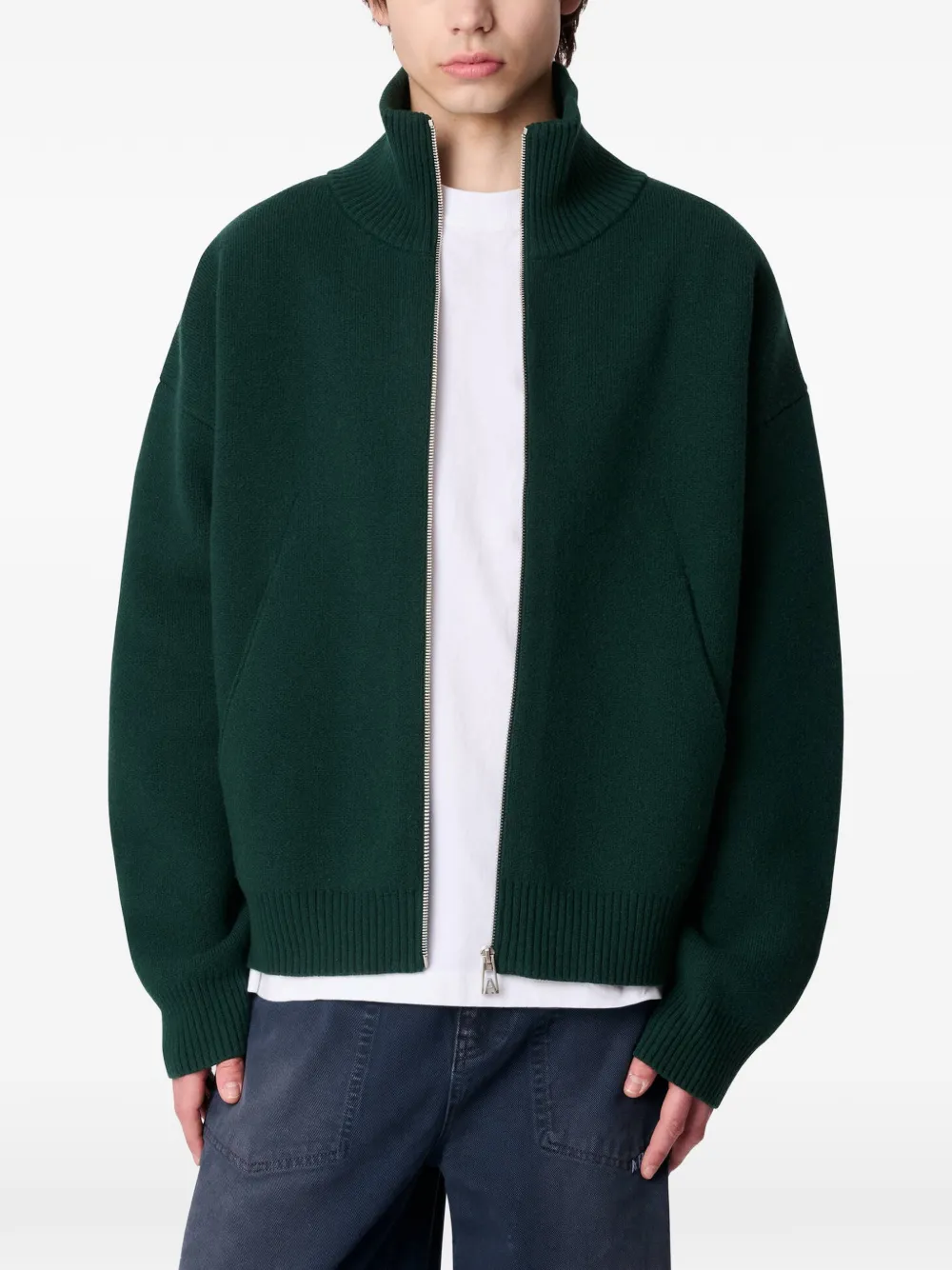 Axel Arigato Core vest met rits Groen