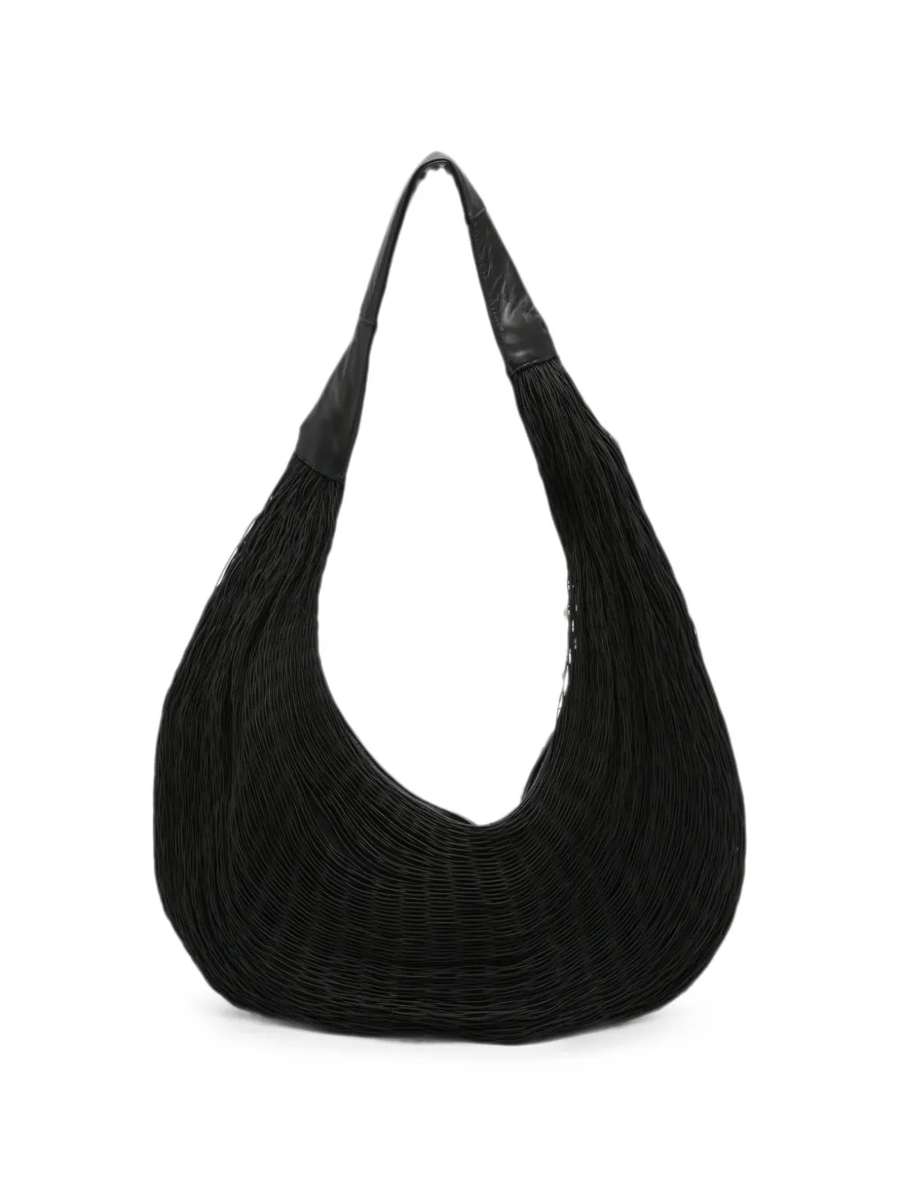 Mariana Mendez Bivalda leather shoulder bag - Schwarz