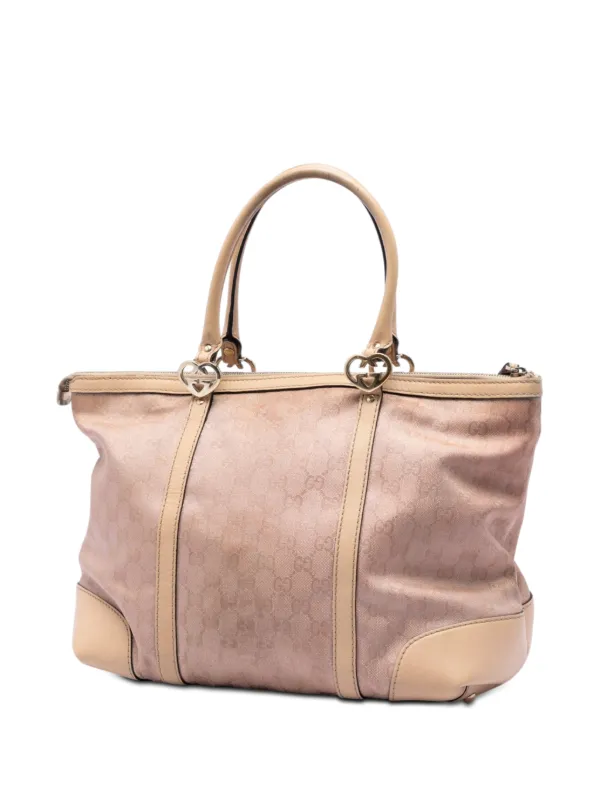 Gucci Pre-Owned 2016-2026 GGメタリックキャンバス ラブリー 