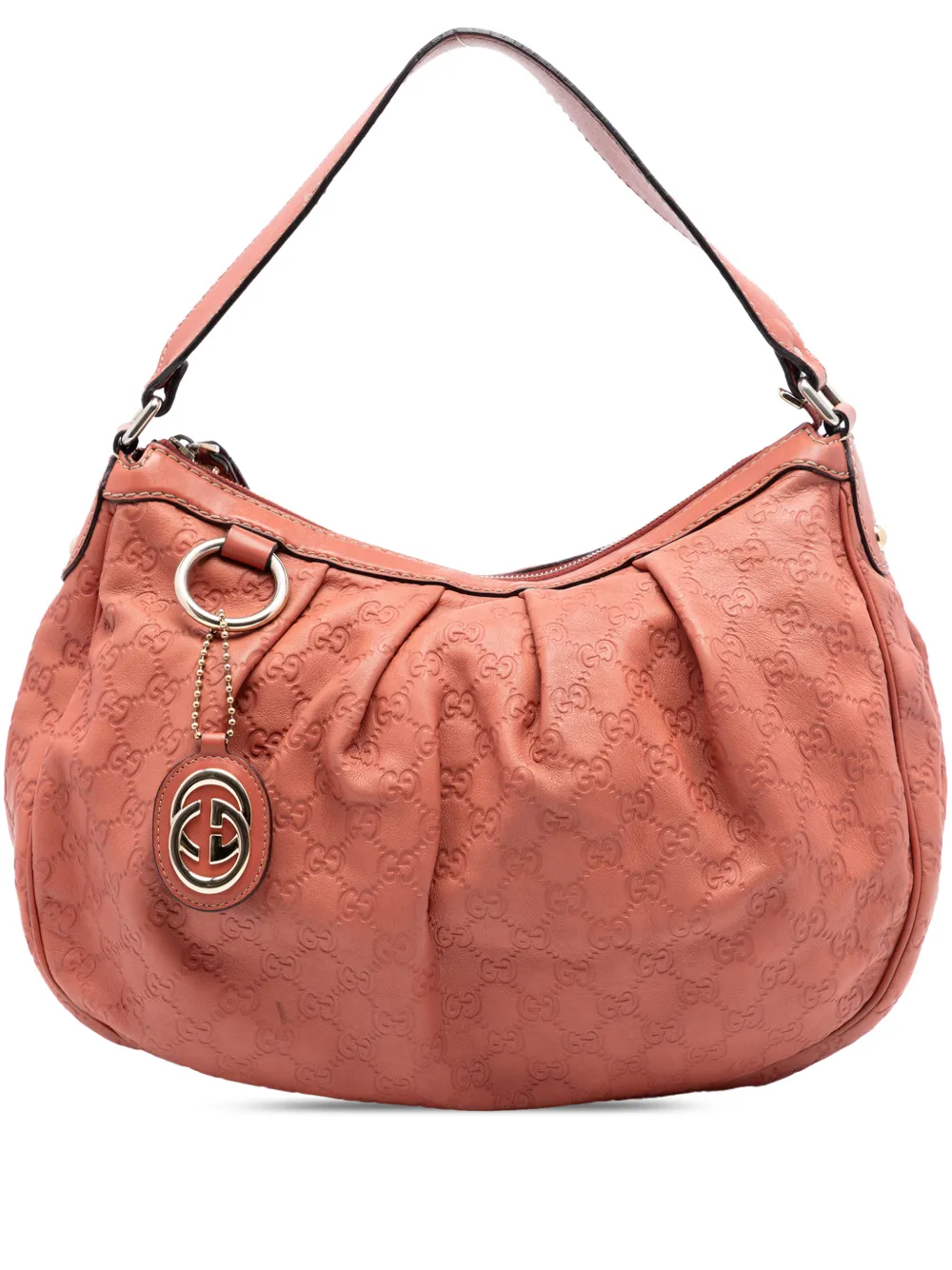 Gucci Pre-Owned 2016-2026 Guccissima Sukey shoulder bag - Arancione