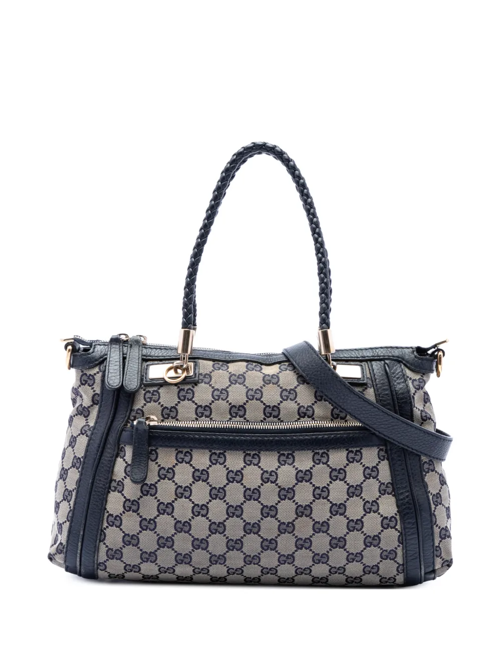 Gucci Pre-Owned 2016-2026 GG Canvas Bella satchel - Blu