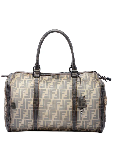 Fendi Pre-Owned 2000-2010 Large Zucca Mesh boston bag