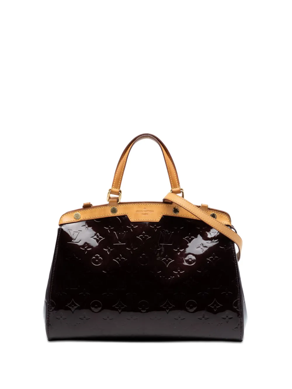 Louis Vuitton Pre-Owned 2012 Monogram Vernis Brea MM satchel - Viola