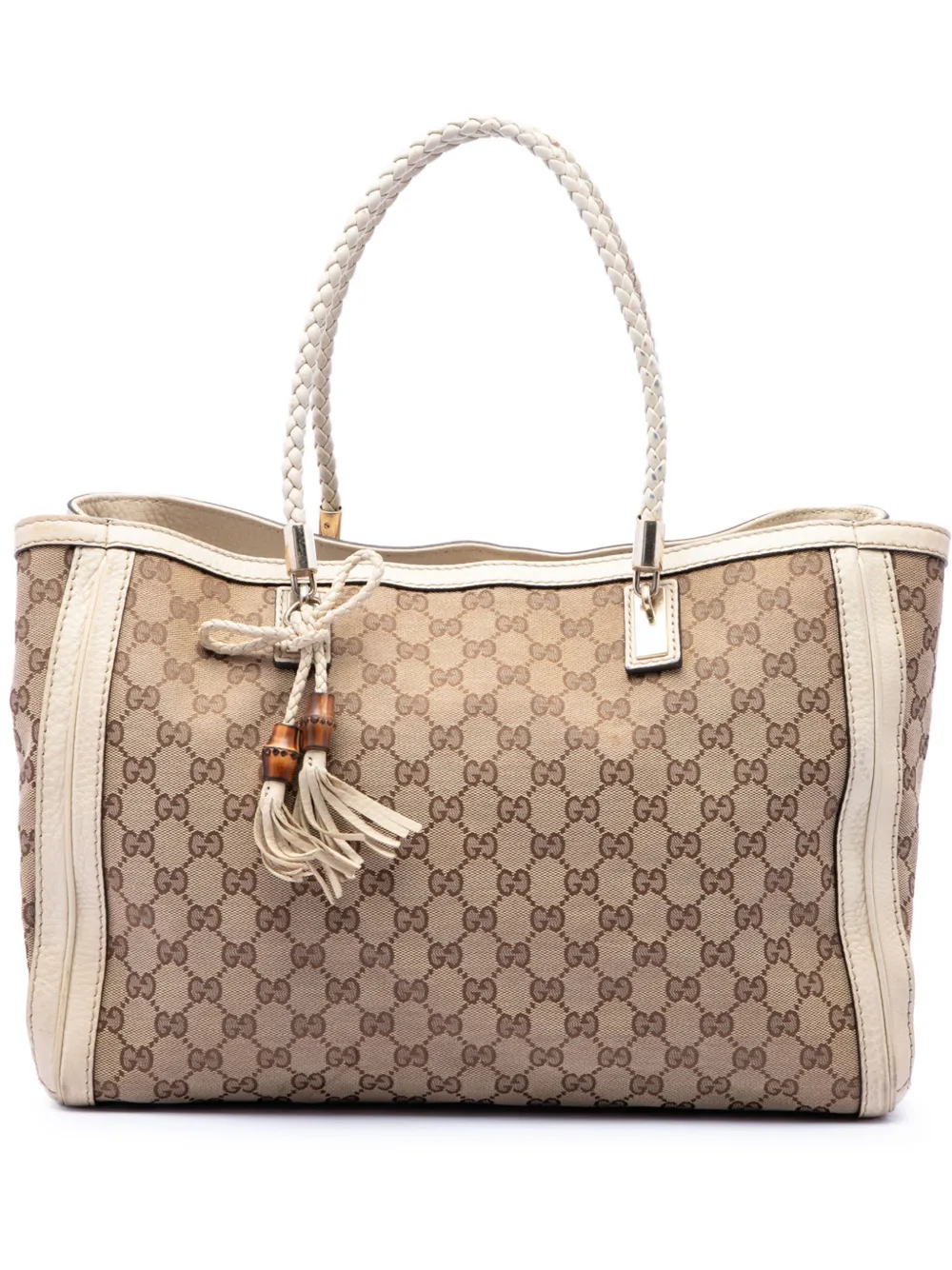 Gucci Pre-Owned 2016-2026 GG Canvas Bella tote bag - Bianco