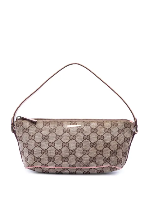 Gucci Pre-Owned 2000-2017 GG Canvas Web Boat shoulder bag