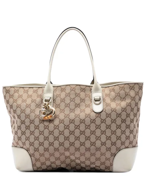 Gucci Pre-Owned 2016-2026 GG Canvas Heart Bit tote bag